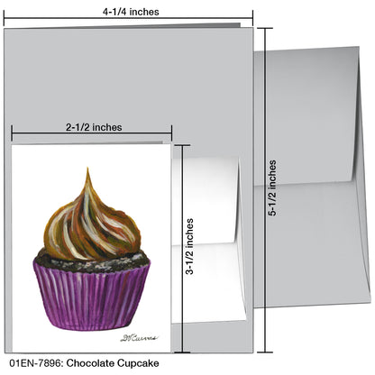 Chocolate Cupcake, Greeting Card (7896)