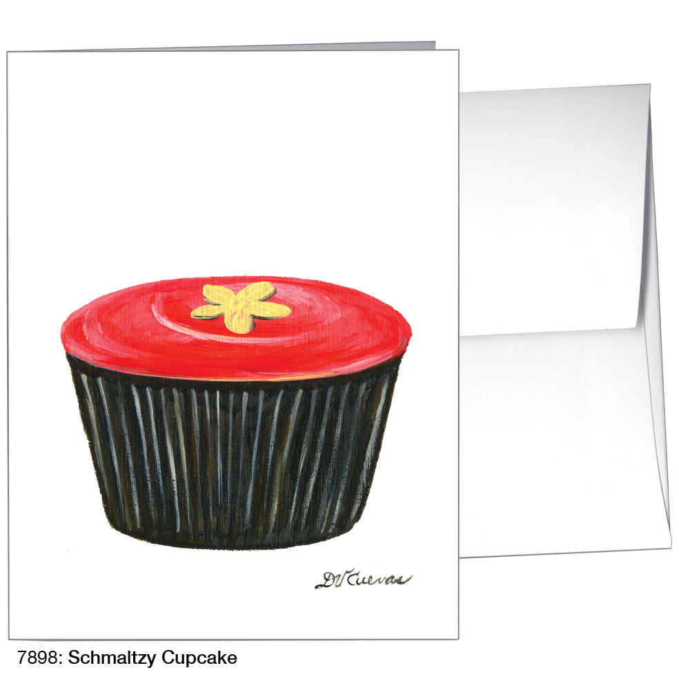 Schmaltzy Cupcake, Greeting Card (7898)