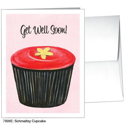 Schmaltzy Cupcake, Greeting Card (7898E)