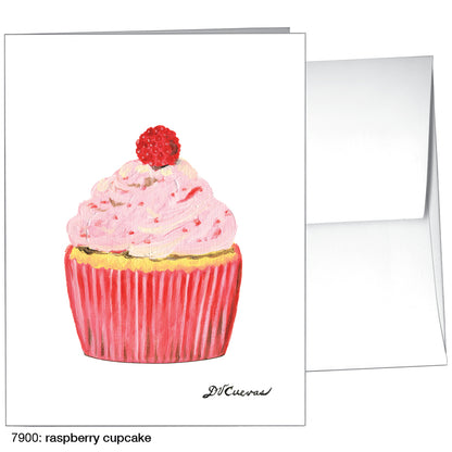 Raspberry Cupcake, Greeting Card (7900)