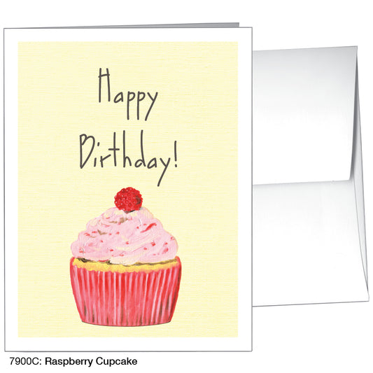 Raspberry Cupcake, Greeting Card (7900C)