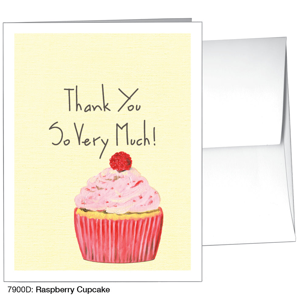 Raspberry Cupcake, Greeting Card (7900D)