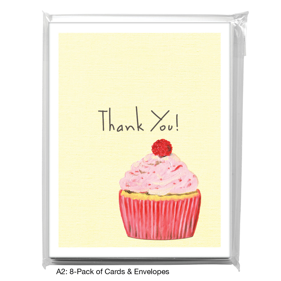 Raspberry Cupcake, Greeting Card (7900F)