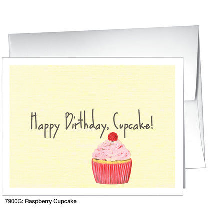 Raspberry Cupcake, Greeting Card (7900G)