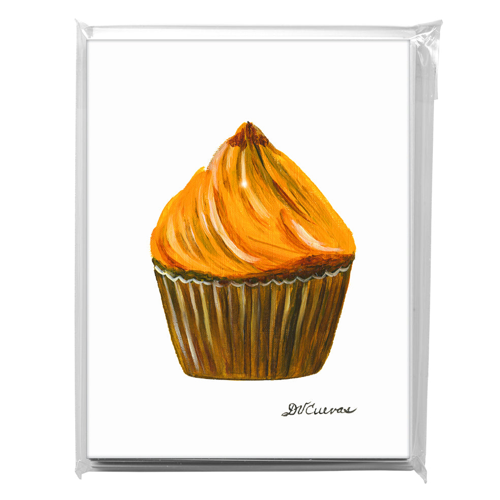 Caramel Toffee Cupcake, Greeting Card (7902)