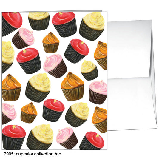 Cupcake Collection Too, Greeting Card (7905)