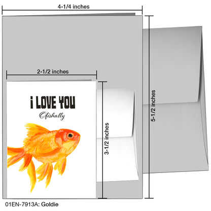 Goldie, Greeting Card (7913A)