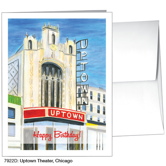 Uptown Theater, Chicago, Greeting Card (7922D)