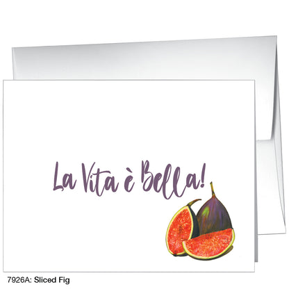 Sliced Fig, Greeting Card (7926A)