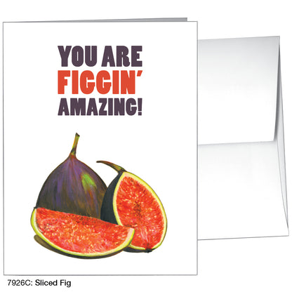 Sliced Fig, Greeting Card (7926C)
