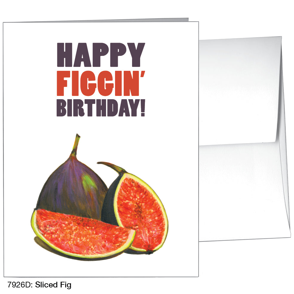 Sliced Fig, Greeting Card (7926D)