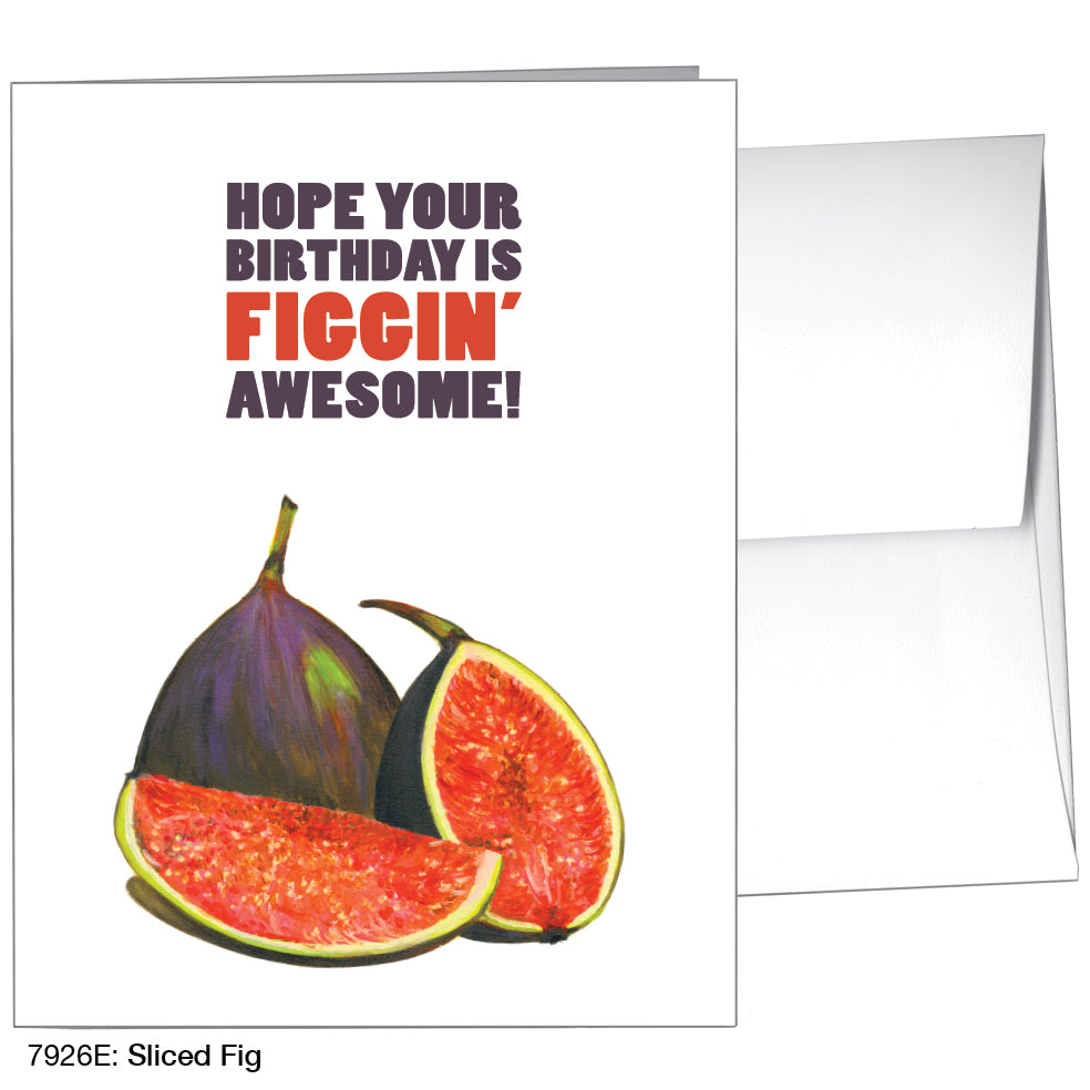Sliced Fig, Greeting Card (7926E)