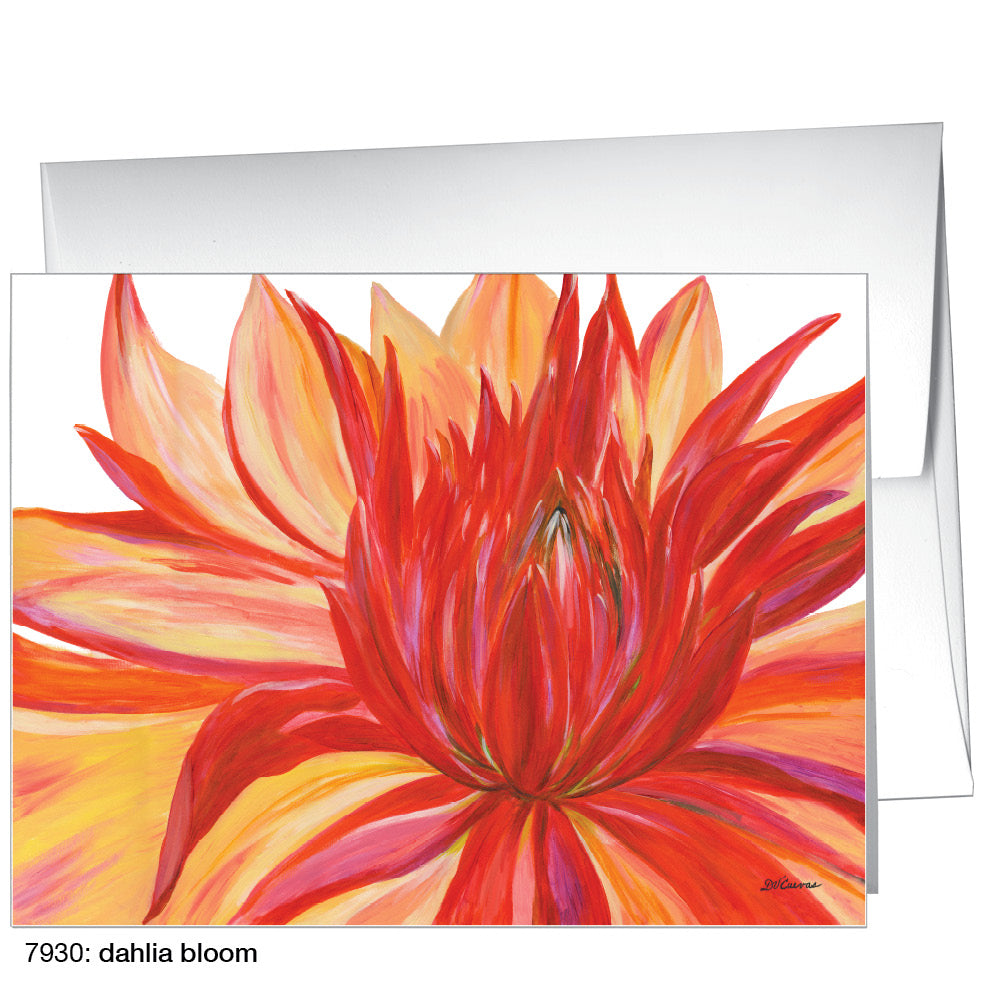 Dahlia Bloom, Greeting Card (7930)