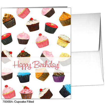 Cupcake Filled, Greeting Card (7936BA)