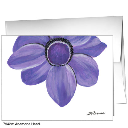 Anemone Head, Greeting Card (7942A)