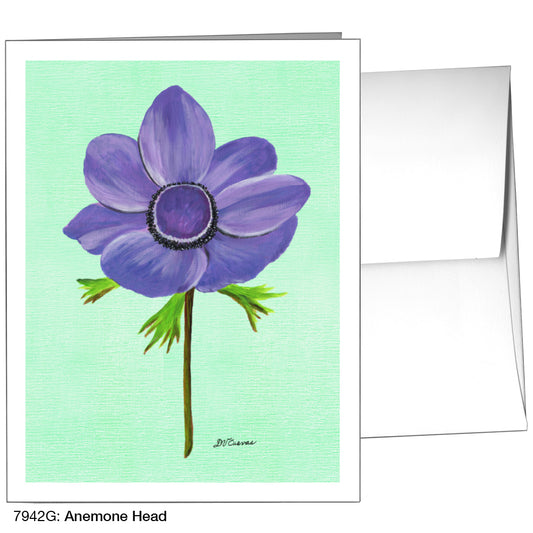 Anemone Head, Greeting Card (794G)