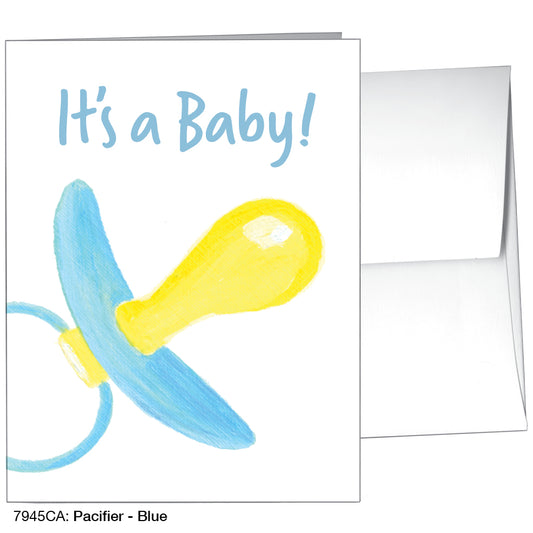 Pacifier - Blue, Greeting Card (7945CA)