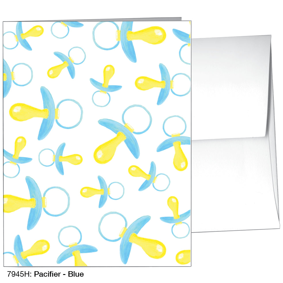 Pacifier - Blue, Greeting Card (7945H)