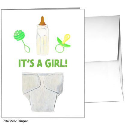 Diaper, Greeting Card (7946MA)