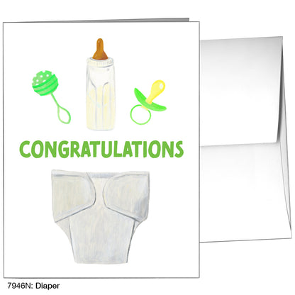 Diaper, Greeting Card (7946N)