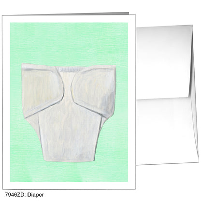 Diaper, Greeting Card (7946ZD)