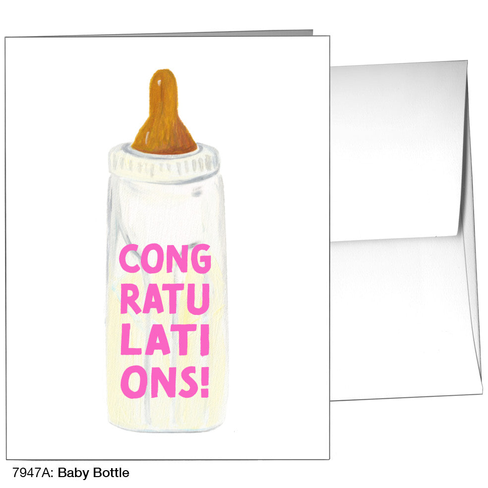 Baby Bottle, Greeting Card (7947A)