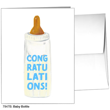 Baby Bottle, Greeting Card (7947B)