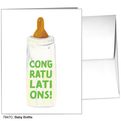 Baby Bottle, Greeting Card (7947C)