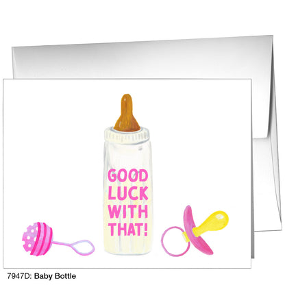 Baby Bottle, Greeting Card (7947D)