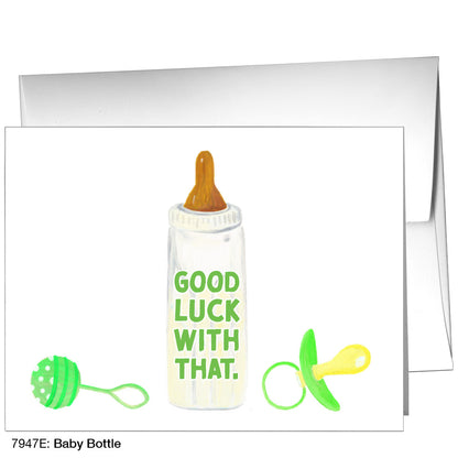 Baby Bottle, Greeting Card (7947E)