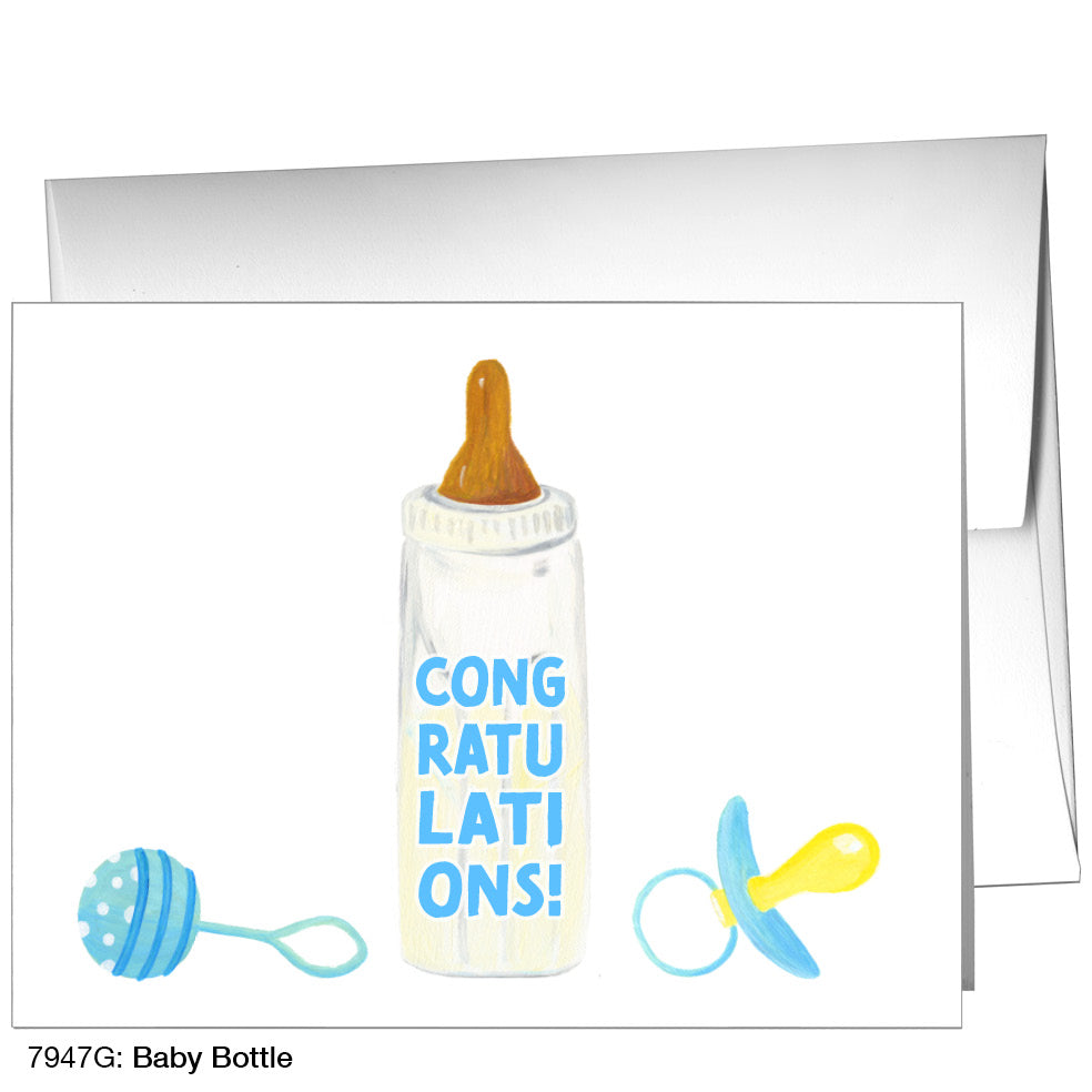 Baby Bottle, Greeting Card (7947G)