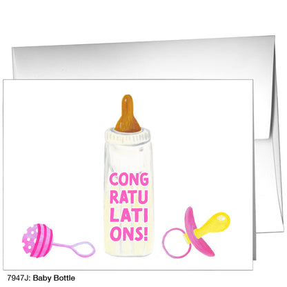 Baby Bottle, Greeting Card (7947J)