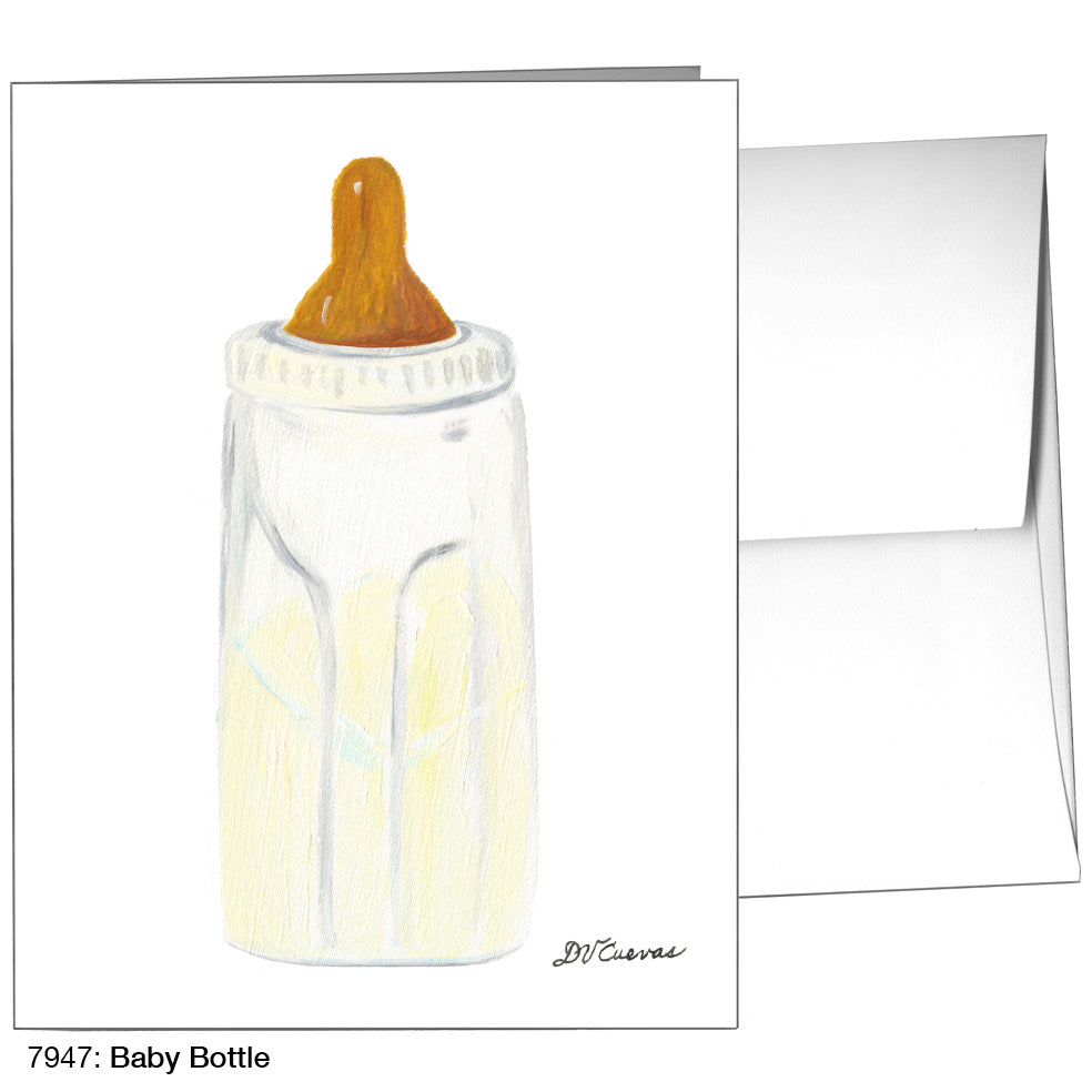 Baby Bottle, Greeting Card (7947)