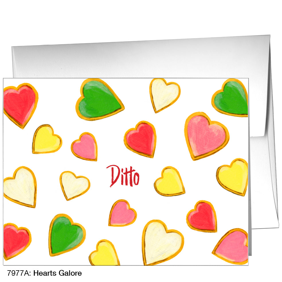 Hearts Galore, Greeting Card (7977A)