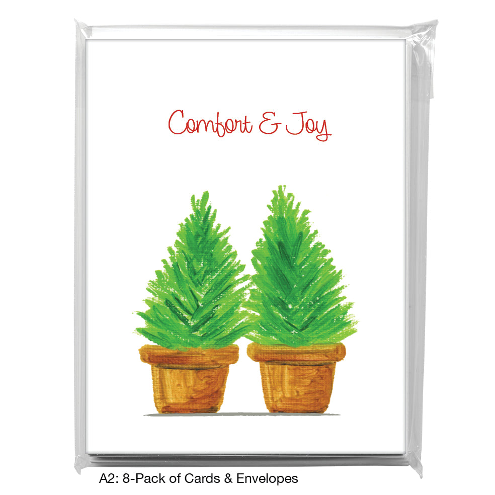 Potted Trees, Greeting Card (7978C)