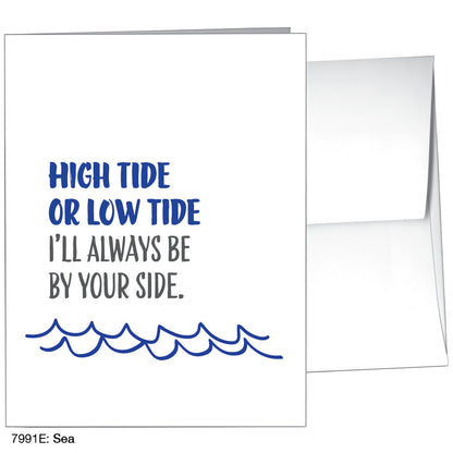 Sea, Greeting Card (7991E)