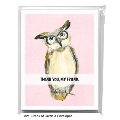 Great Horned Owl, Greeting Card (7992PA)