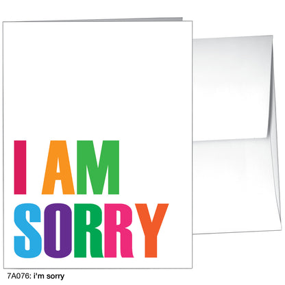 I am sorry, Greeting Card (8281)
