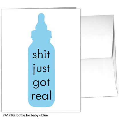 Bottle For Baby, Greeting Card (8346G)