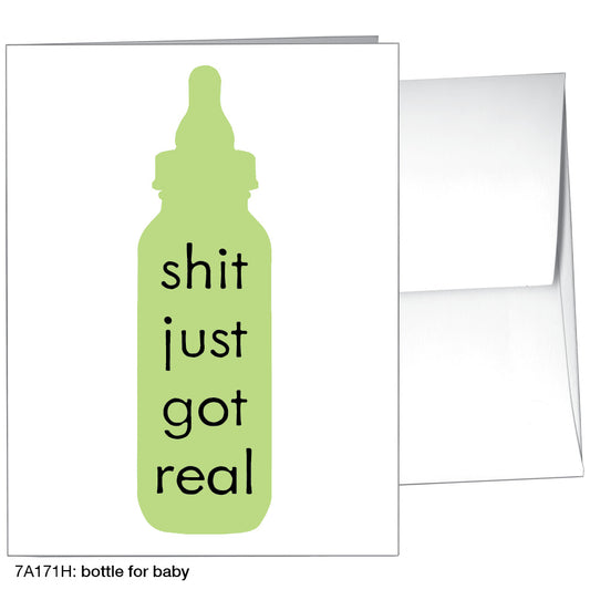 Bottle For Baby, Greeting Card (8346H)