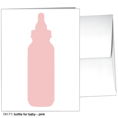 Bottle For Baby, Greeting Card (8346)