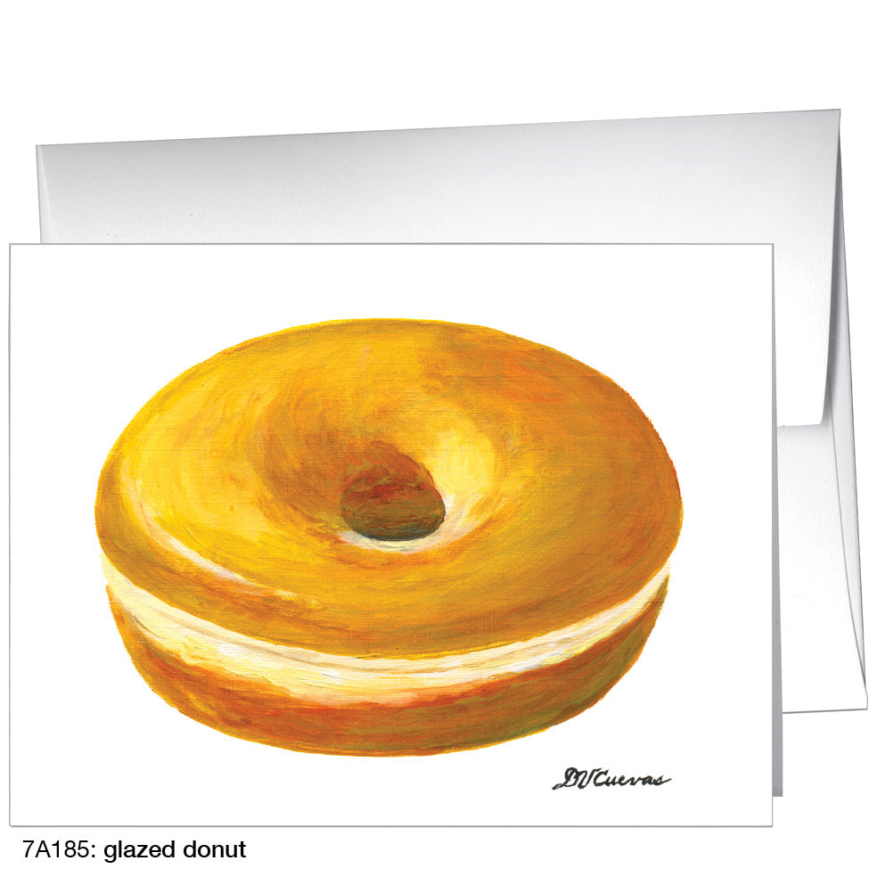Glazed Donut, Greeting Card (8352)