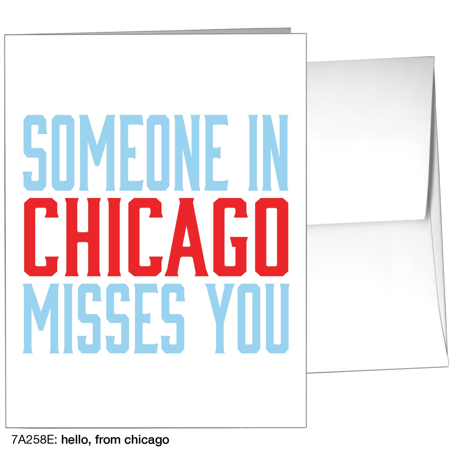Hello, From Chicago, Greeting Card (8399E)
