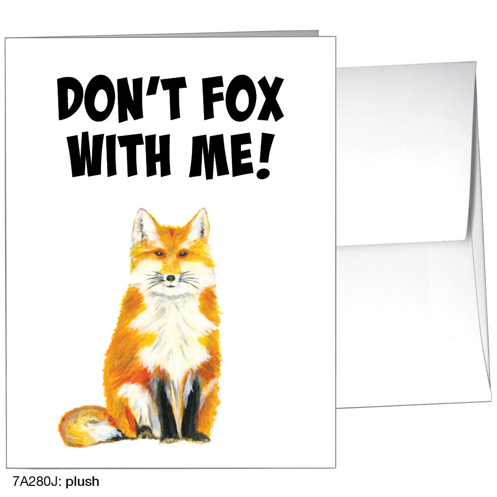Plush Fox, Greeting Card (8419J)