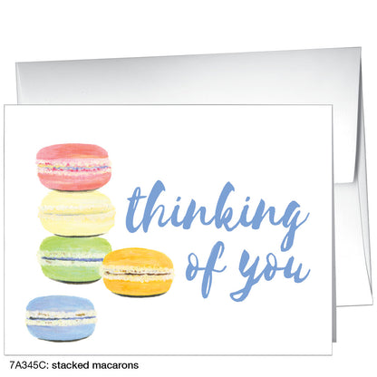 Stacked Macarons, Greeting Card (8464C)
