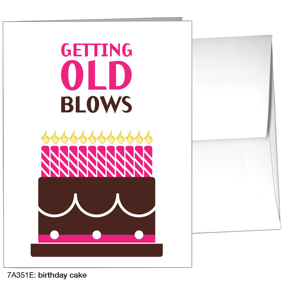 Birthday Cake, Greeting Card (8470E)