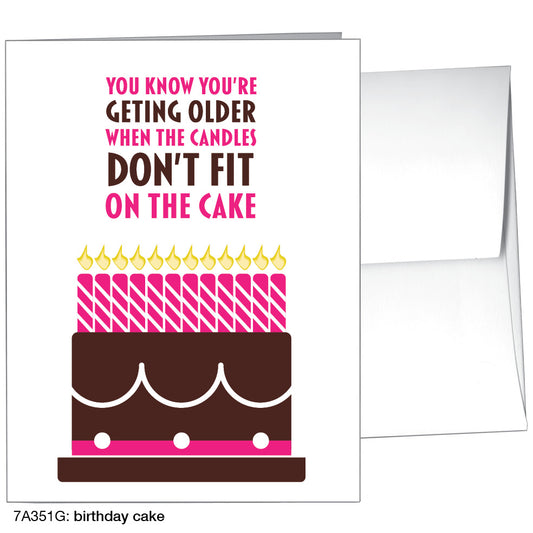 Birthday Cake, Greeting Card (8470G)