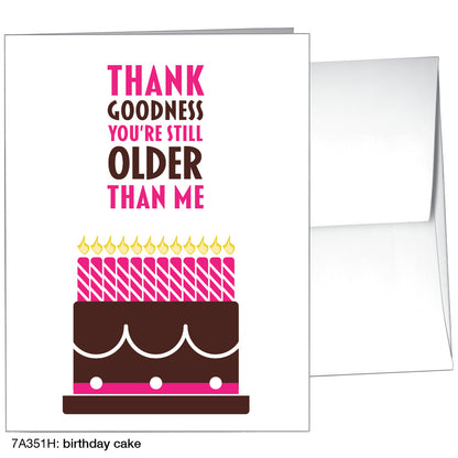 Birthday Cake, Greeting Card (8470H)