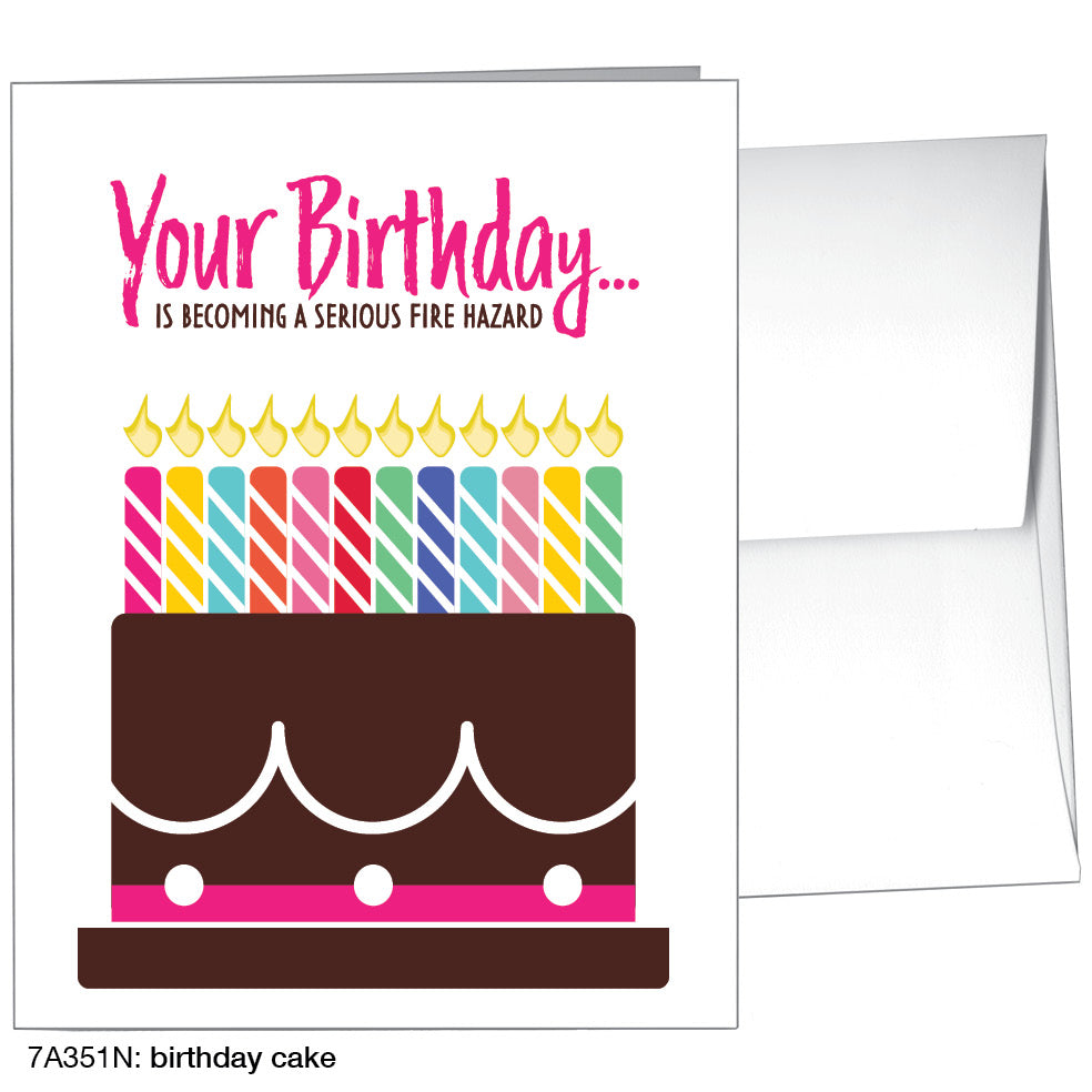 Birthday Cake, Greeting Card (8470N)