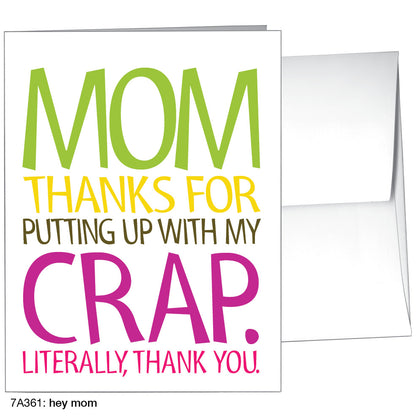 Hey Mom, Greeting Card (8475)